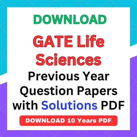 Full Download Gate 2006 Life Science Question Paper 