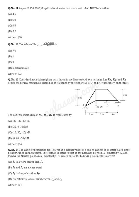 Full Download Gate Sample Paper With Solution 