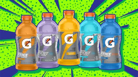 gatorade colors