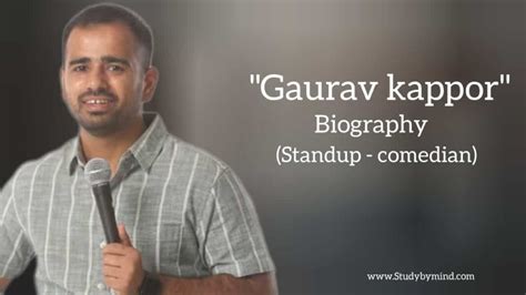 gaurav kapoor biography examples