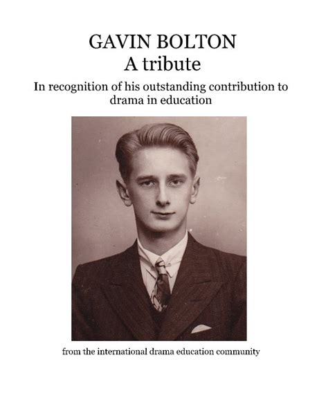 gavin bolton biography