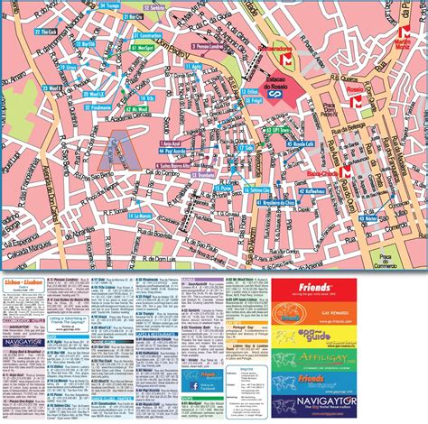 gay bars lissabon map