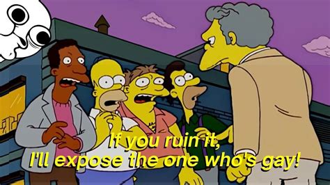 gay guy simpsons