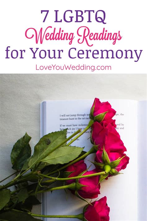 gay marriage ceremony readings