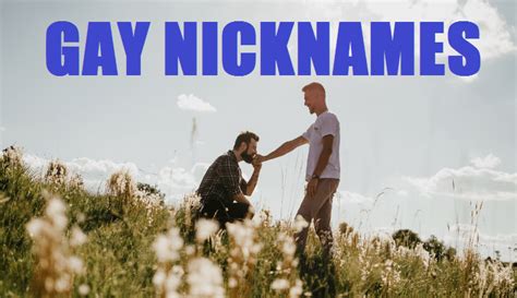 gay nicknames, funny