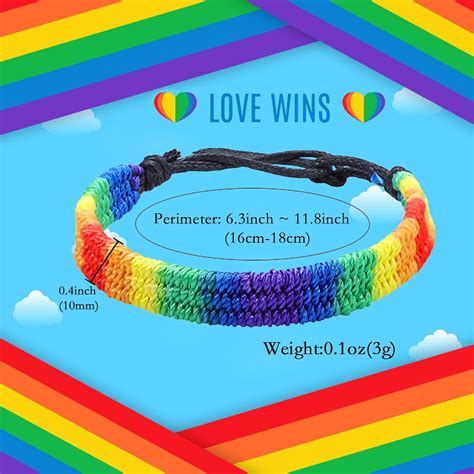 gay pride bracelets bulk