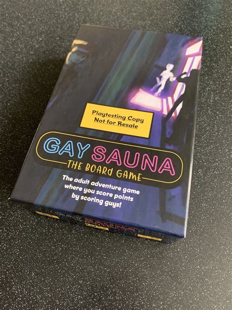gay sauna board game discount code