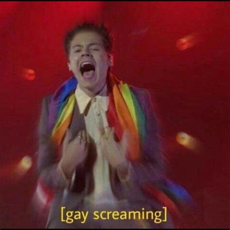 gay scream meme