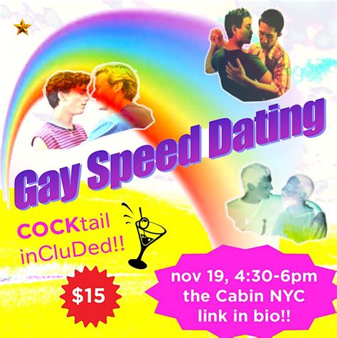 gay speed dating