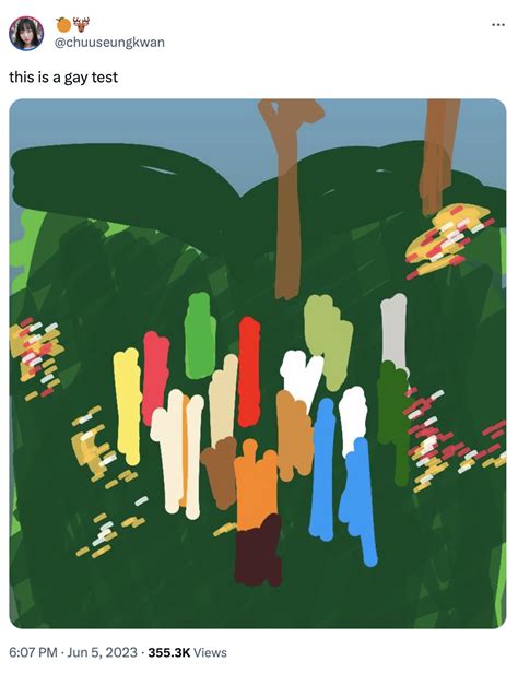 gay test meme twitter