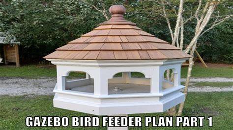 gazebo bird feeder plans