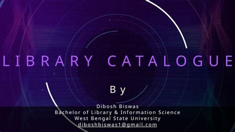 Gc Library Catalogue