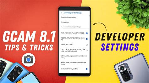Gcam Developer Settings
