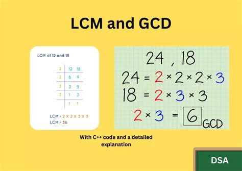gcd and lcm