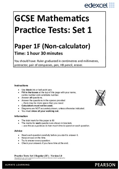 Read Gce Mathematics Practice Papers 