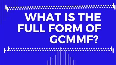 Gcmmf Full Form