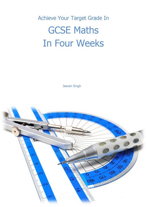 Gcse Maths In Four Weeks Revision Guide Grades 9 1