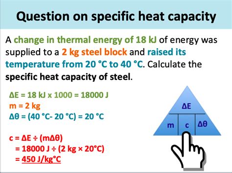 Gcse Science Revision Physics Specific Heat Capacity Pearson Heat Capacity Worksheet - Heat Capacity Worksheet