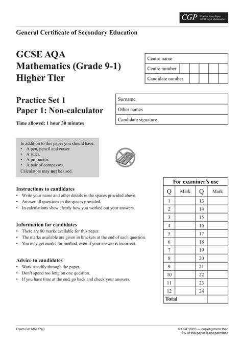 Read Gcse Maths Exam Papers Aqa 