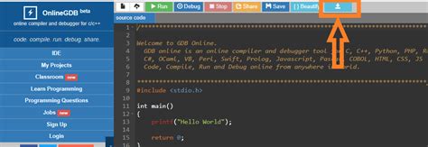 Gdb Online Compiler