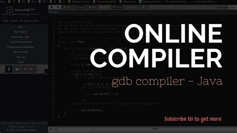 Gdb Online Compiler Java