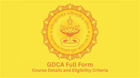 Gdca Full Form