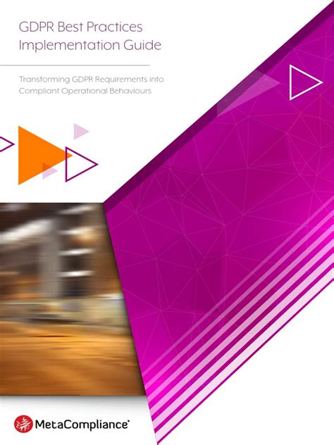 Gdpr Best Practices Implementation Guide