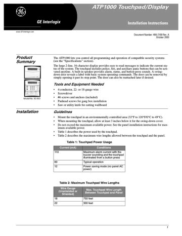 ge atp1000 manual