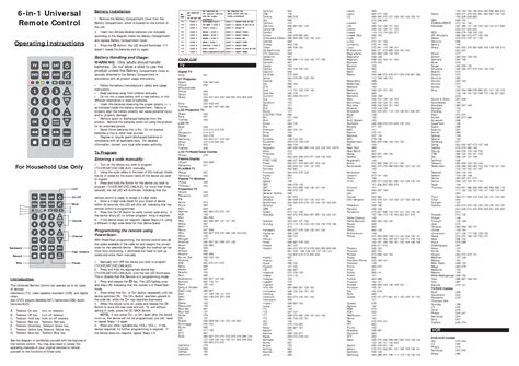 Ge Remote Control Codes