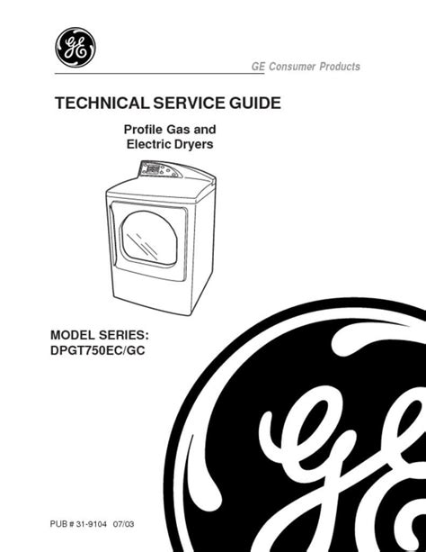 Read Ge Dryer Repair Manuals File Type Pdf 
