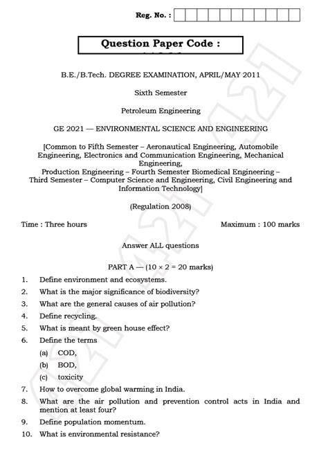 ge2021 environmental science