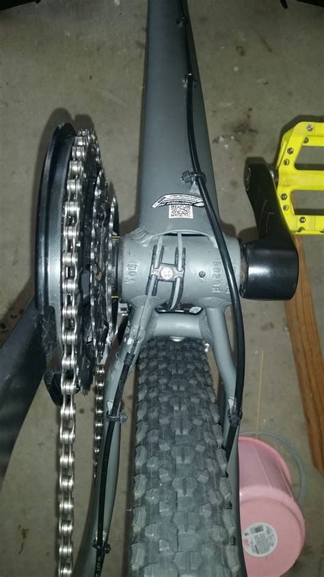 gears - Chain hitting front derailleur cage with H limit screw fully ...