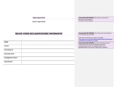 geclassificeerde informatie