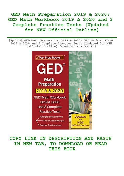 ged math preparation 2019 2020 ged math workbook