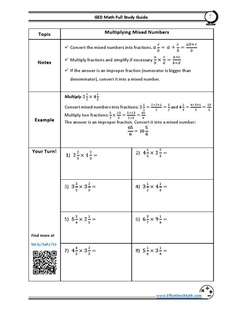 Ged Math Study Guide