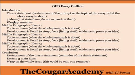 Download Ged Essay Guidelines 