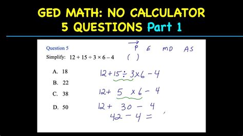 Download Ged Math Test And Answers 