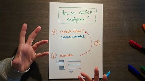 gedicht analyseren