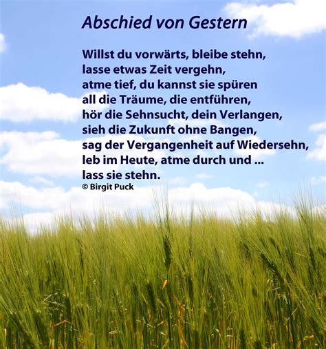 Gedichte Vom Abschied