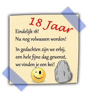 gedichten 18 jaar