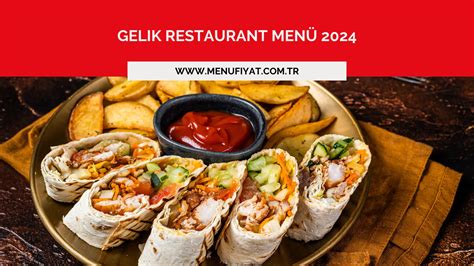 gelik restaurant fiyat listesi