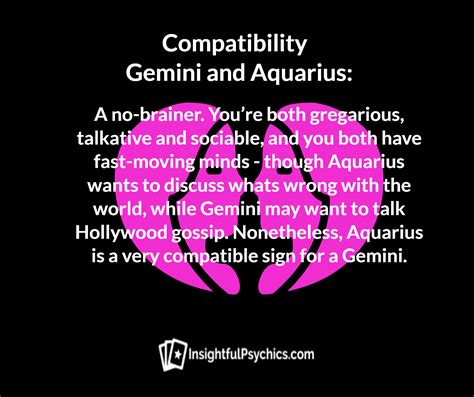Gemini And Aquarius Love Quotes
