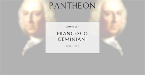 geminiani francesco biography examples