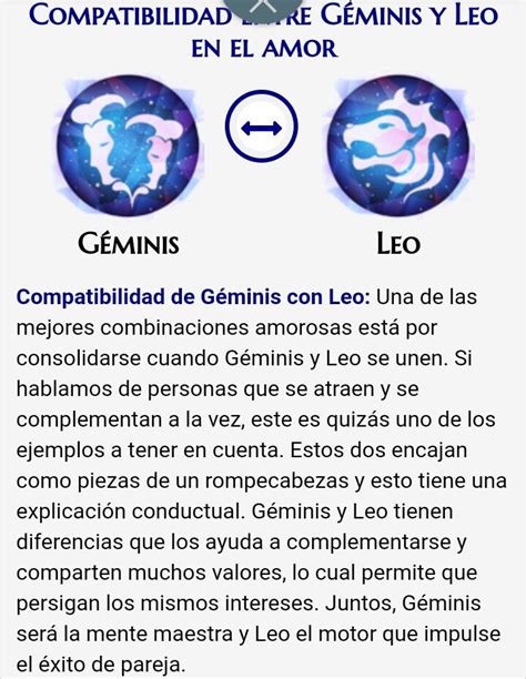 Geminis Y Leo