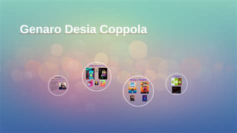 genaro desia coppola biography template