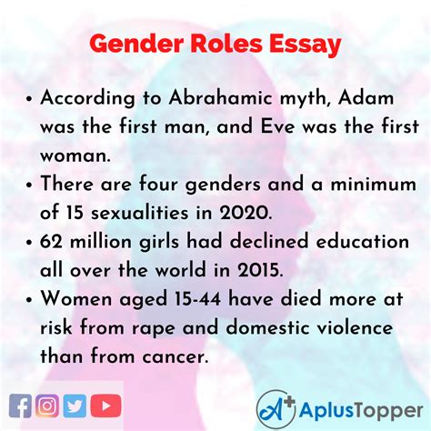 Read Online Gender Roles Research Paper Topics 