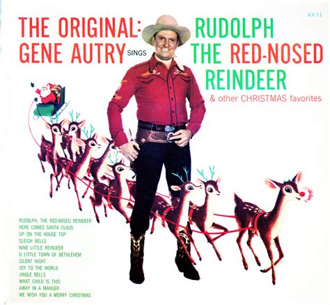 Gene Autry Rudolph The Red Nosed Reindeer Lyrics Rudolph The Red Nose Reindeer Words - Rudolph The Red Nose Reindeer Words