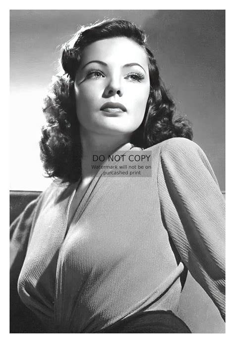 gene tierney nude