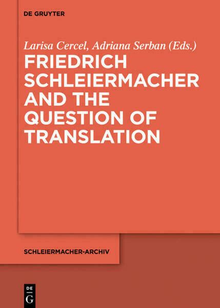 Full Download Genealogies Of Translation Theory Schleiermacher 