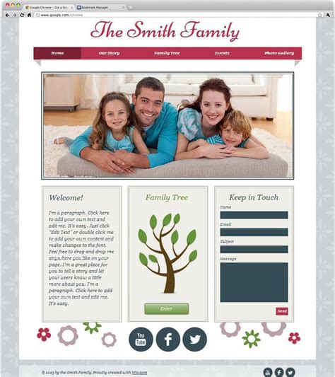 genealogy web site template Web Hosting Spiceworks